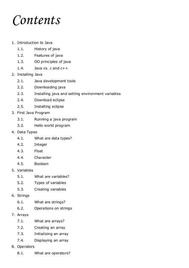 Java Language Pdf In Hindi